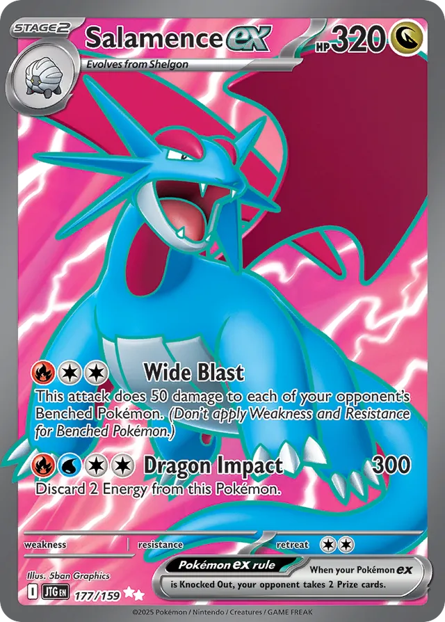 Salamenceex Journey Together 177/159 Ultra Rare