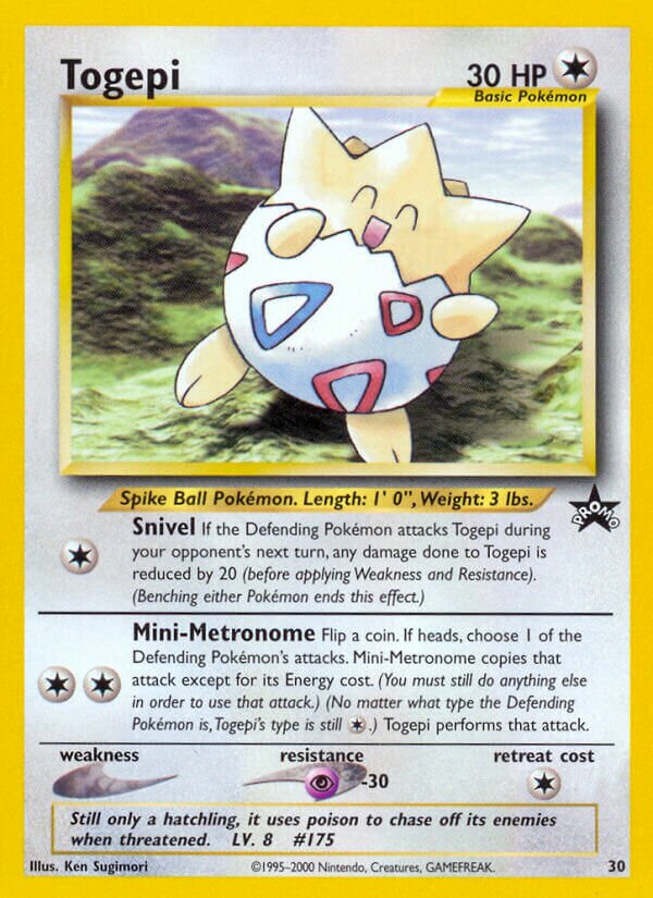 Togepi Wizards Black Star Promos 30 PROMO