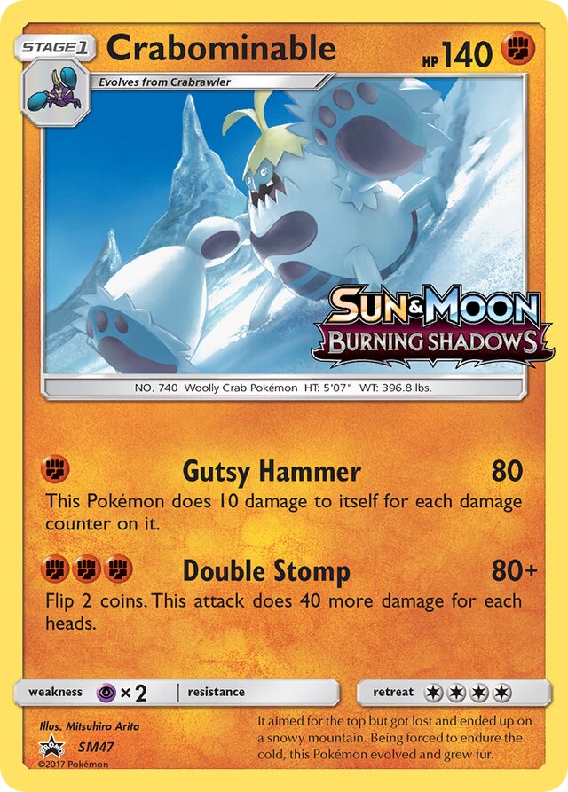Crabominable SM Black Star Promos SM47 PROMO