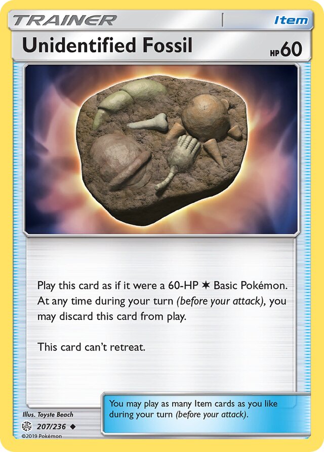207/236 Unidentified Fossil CEC Uncommon