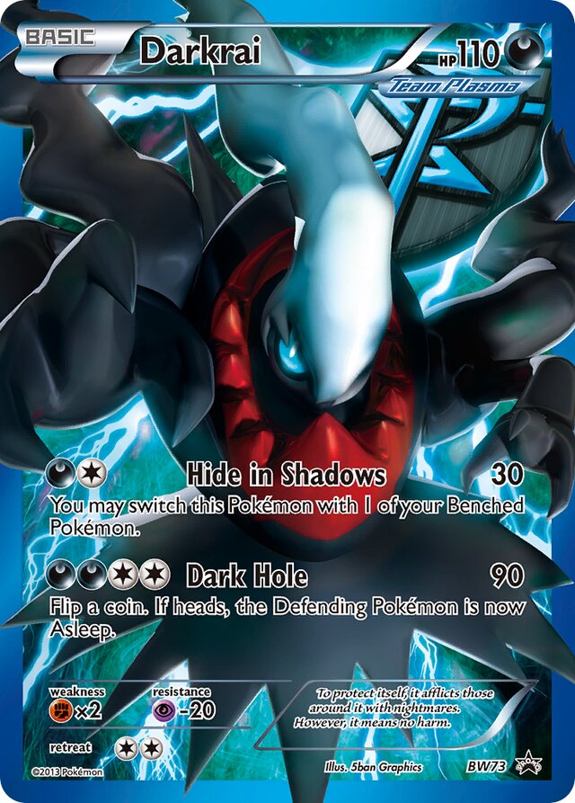Darkrai BW Black Star Promos BW73 PROMO