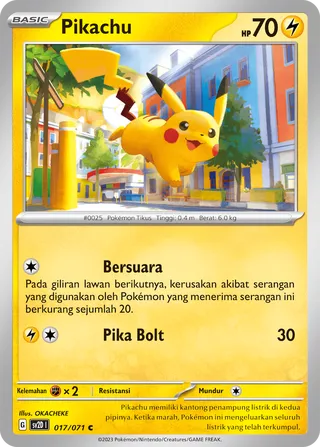 Pikachu (Clay Burst 017/071)