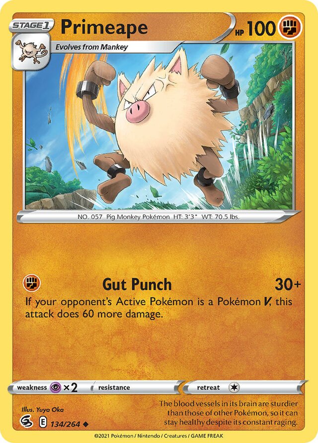 134/264 Primeape FST Uncommon