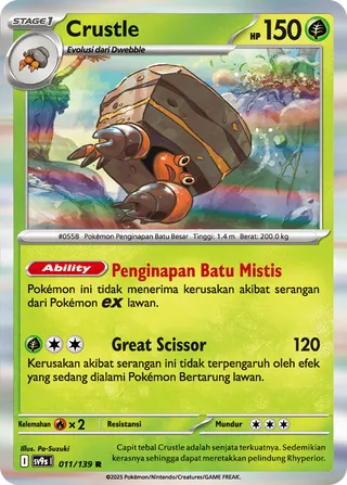 Crustle (Bonds of Destiny 011/139)