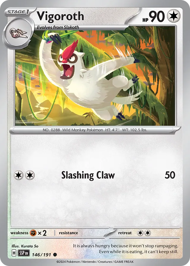 146/191 Vigoroth SSP Common