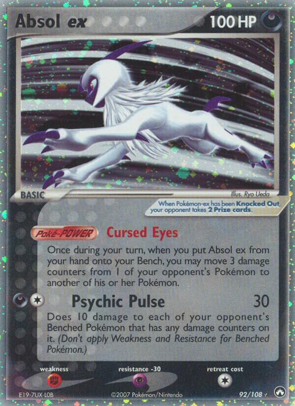 Absol ex Power Keepers 92/108 Rare Holo ex