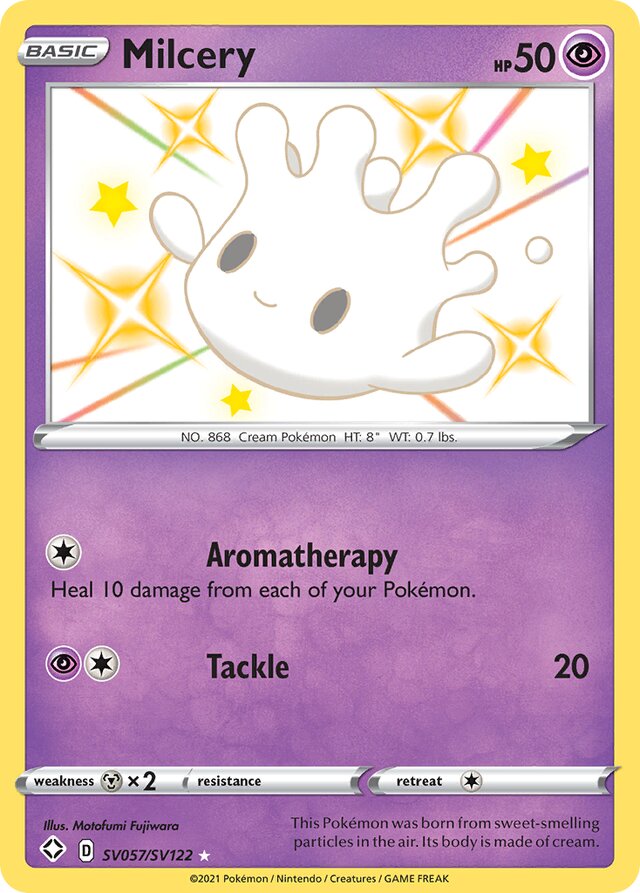 Milcery Shining Fates SV057/SV122 Rare Shiny