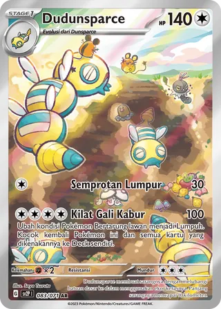 Dudunsparce (Snow Hazard 083/071)