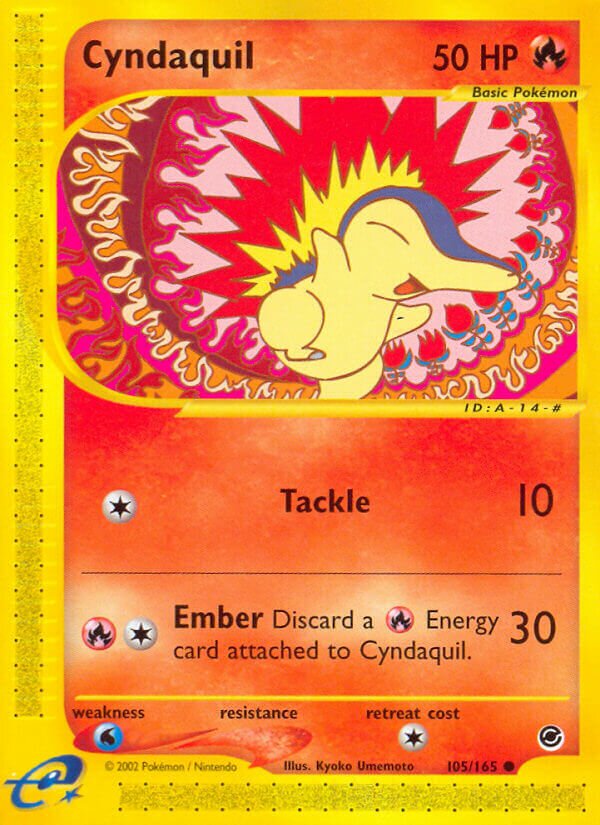 105/165 Cyndaquil EX Common
