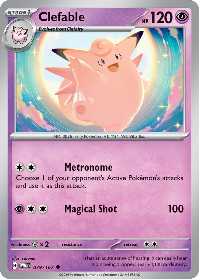 079/167 Clefable TWM Uncommon