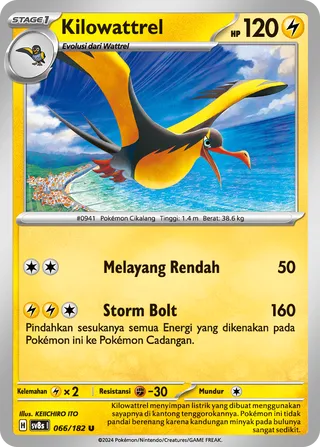 Kilowattrel (Stellar Lightning 066/182)