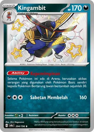 Kingambit (Shiny Treasure ex 294/190)