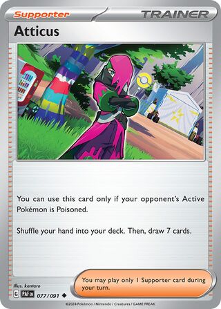 Atticus (Paldean Fates 077/091)