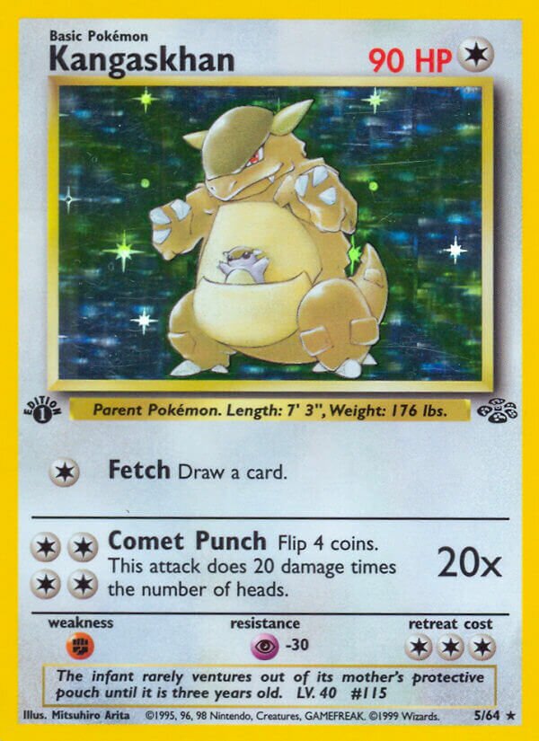 Kangaskhan Jungle 5/64 Rare Holo