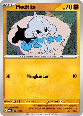 Meditite (Mega Lucario ex Starter Deck 001/021)