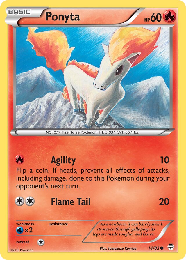 Ponyta Generations 14/83 Common