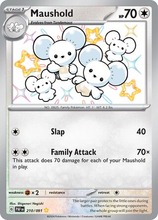 Maushold (Paldean Fates 210/091)