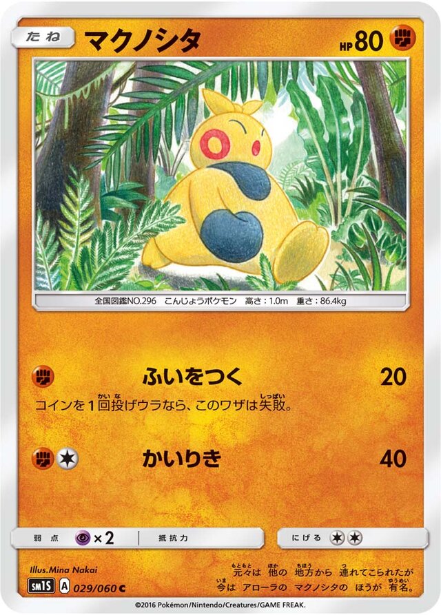 029/060 Makuhitaマクノシタ C