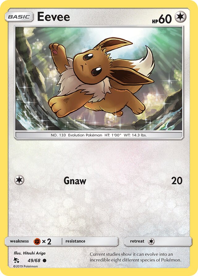 Eevee Hidden Fates 49/68 Common