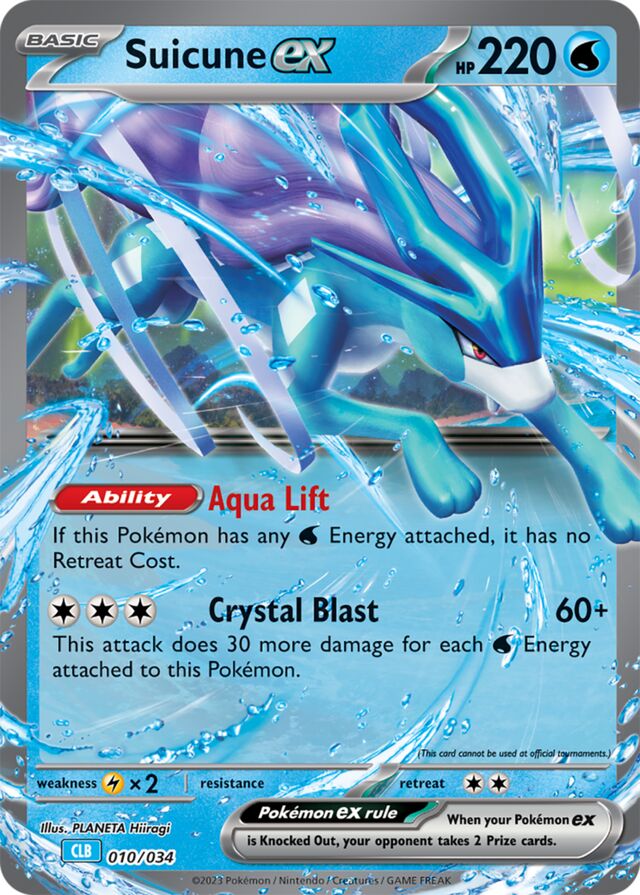 Suicuneex Blastoise & Suicune ex Deck 010/034
