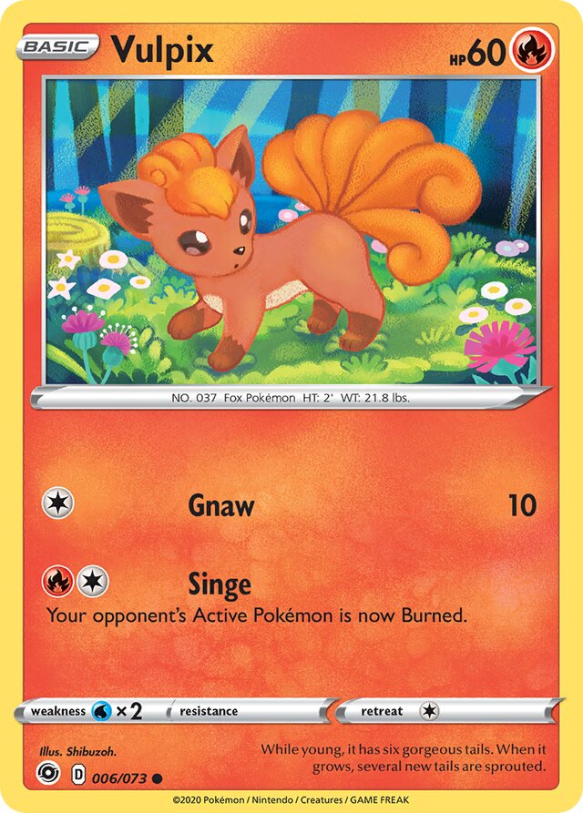 Vulpix Champion's Path 006/073 Common