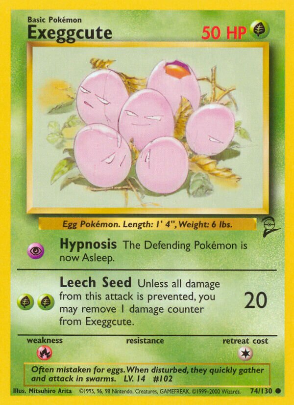Exeggcute Base 2 74/130 Common