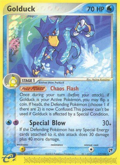 17/100 Golduck SS Rare