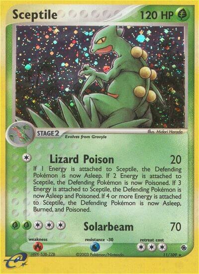 Sceptile Ruby & Sapphire 11/109 Rare Holo
