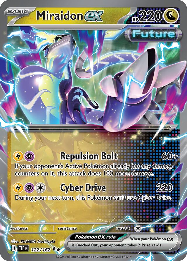 Miraidonex Temporal Forces 122/162 Double Rare