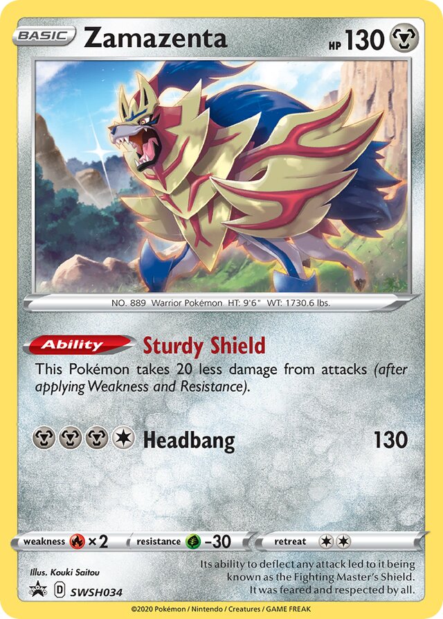SWSH034 Zamazenta SSP PROMO