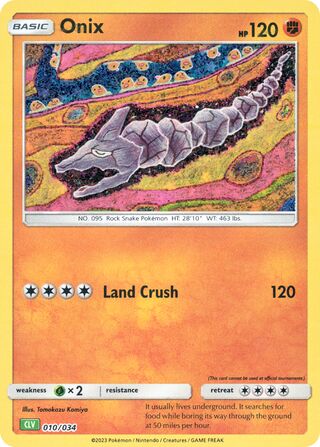 Onix (Pokémon TCG Classic (Venusaur) 010/034)