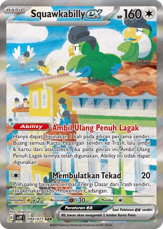 Squawkabilly ex (Snow Hazard 094/071)