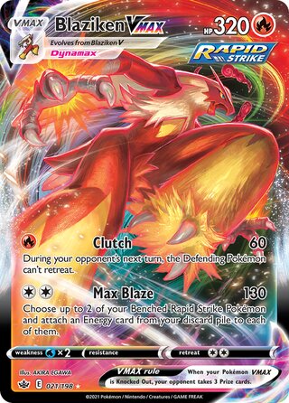 Blaziken VMAX (Chilling Reign 021/198)