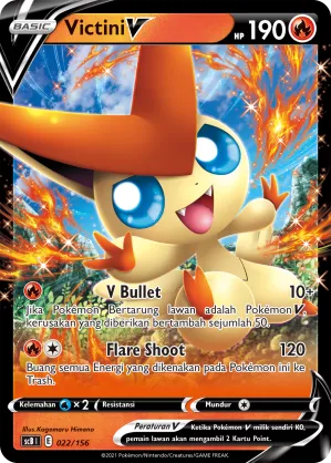 Victini V (Challenge V Starter Deck 022/156)