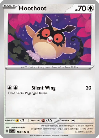 Hoothoot (Ace Paradox 108/142)