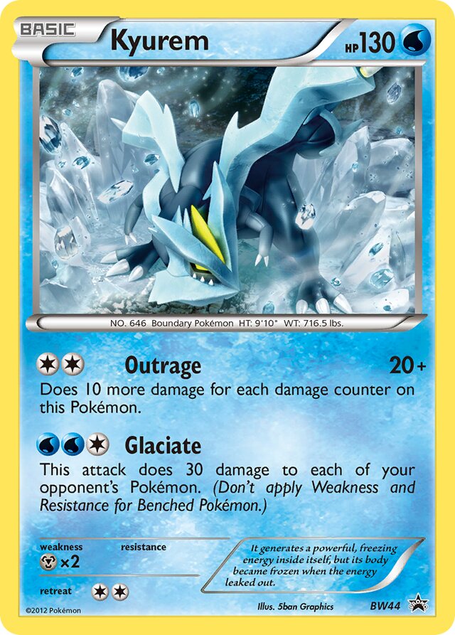 Kyurem BW Black Star Promos BW44 PROMO