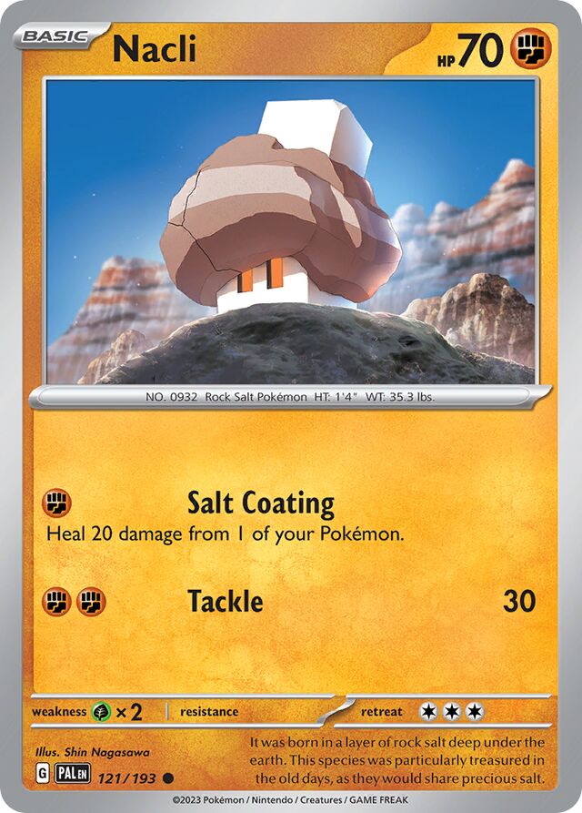 Nacli Paldea Evolved 121/193 Common