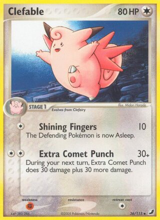 Clefable (EX Unseen Forces 36/115)