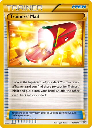 Trainers' Mail (Ancient Origins 100/98)