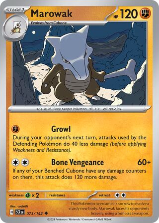 Marowak (Stellar Crown 073/142)