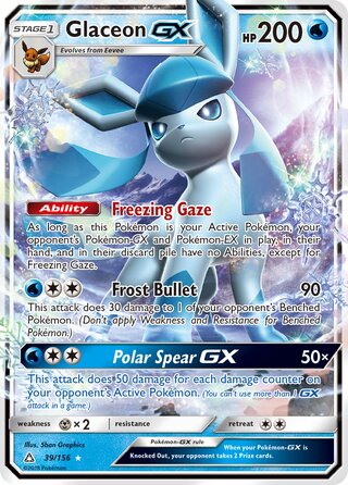 Glaceon-GX (Ultra Prism 39/156)