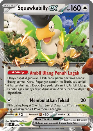 Squawkabilly ex (Stellar Guidance Deck Build Box 006/042)