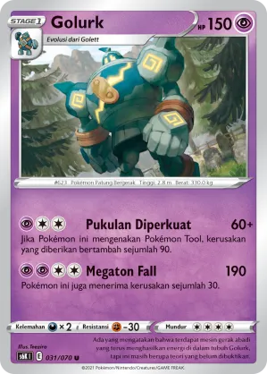 Golurk (Jet-Black Spirit 031/070)