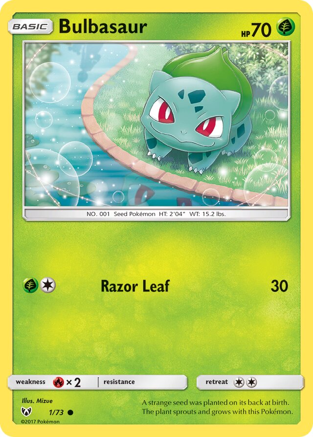 Bulbasaur Shining Legends 1/73 Common