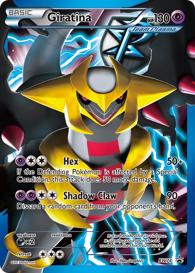 Giratina BW Black Star Promos BW74 PROMO