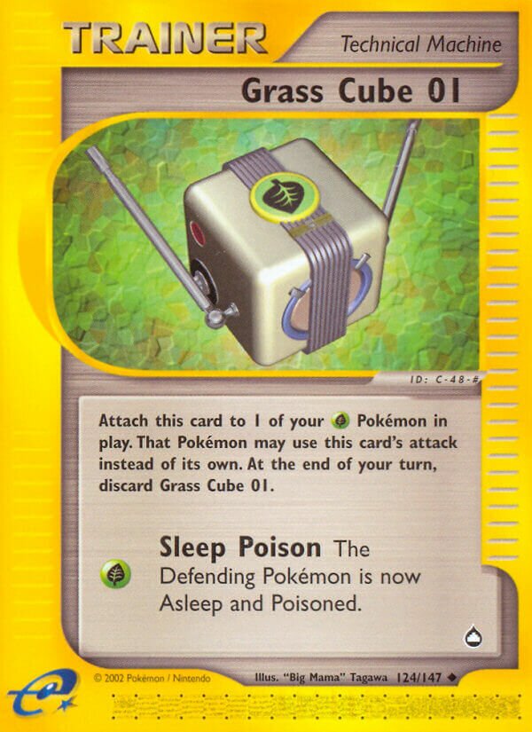 124/147 Grass Cube 01 AQ Uncommon