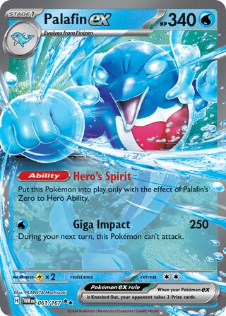 Palafin ex (Twilight Masquerade 061/167)