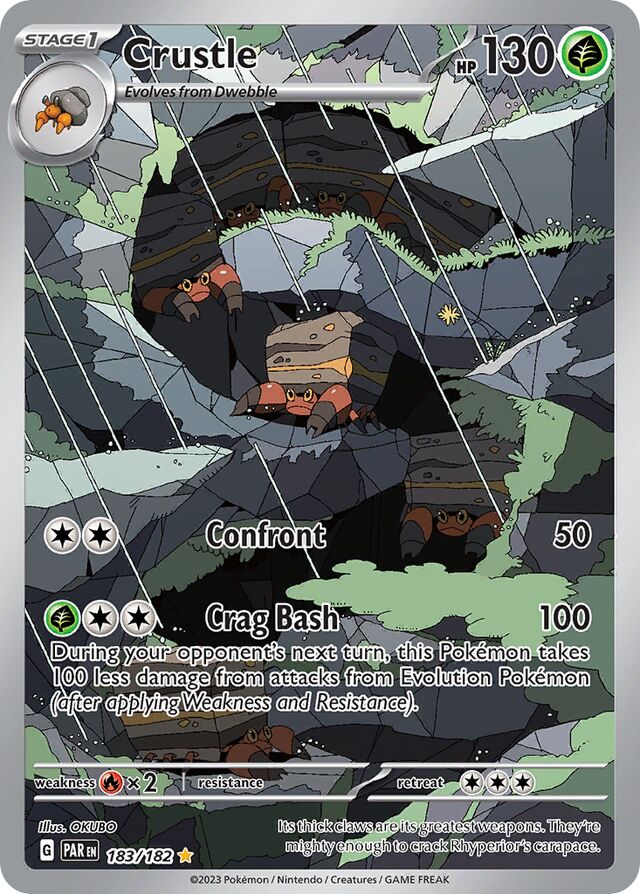183/182 Crustle PAR Illustration Rare