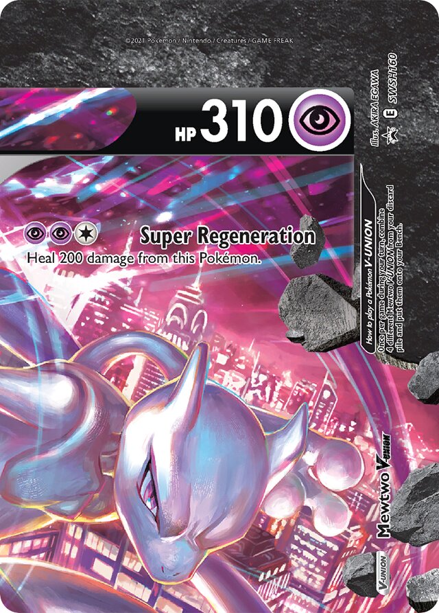 SWSH160 MewtwoV-UNION SSP PROMO