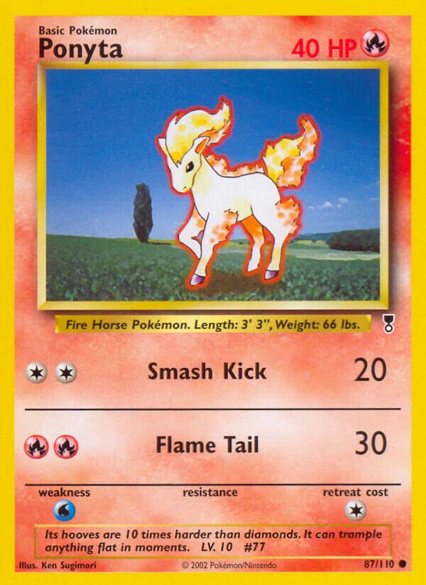 87/110 Ponyta LC Common